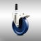 Service Caster 5 Inch 316SS Solid Poly Swivel 7/8 Inch Expanding Stem Caster Lock Brake SCC SCC-SS316TTLEX20S514-SPUS-78 - alternate 1